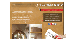Desktop Screenshot of ctplastering.co.uk